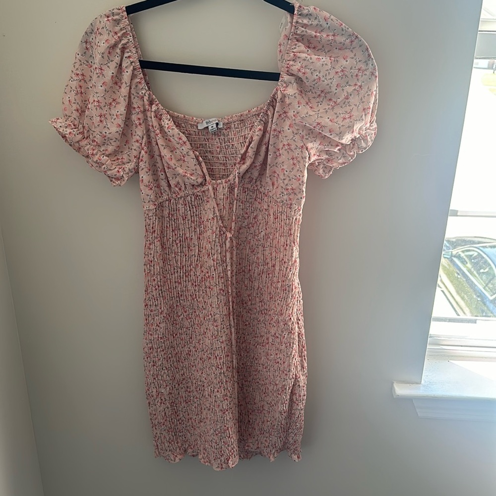 Pink Smock Dress